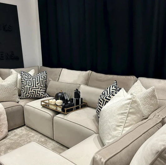 Belgrave U-Shape Sofa Closed End - Sofa Scape UK