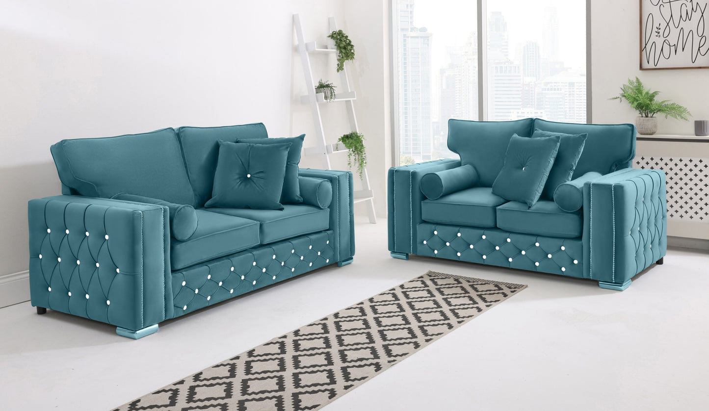 Ventura 3+2 Fullback + Extra Cushions + Diamonds