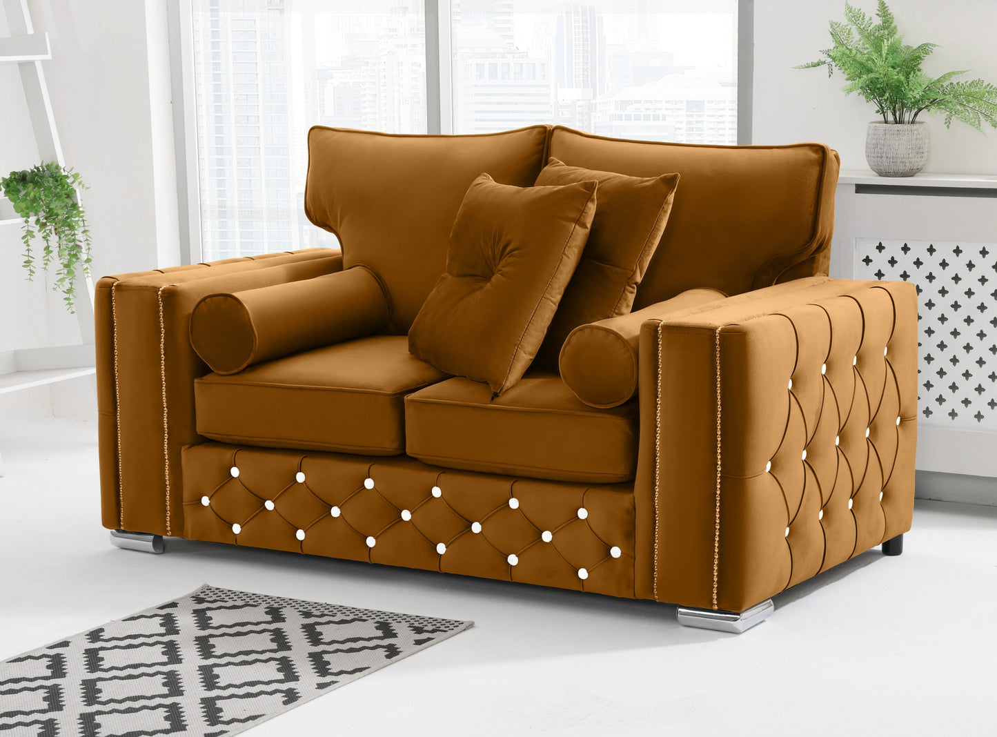 Ventura 3+2 Fullback + Extra Cushions + Diamonds