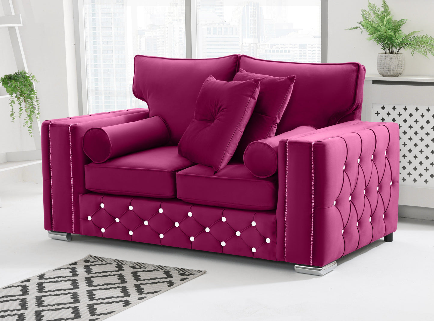 Ventura 3+2 Fullback + Extra Cushions + Diamonds