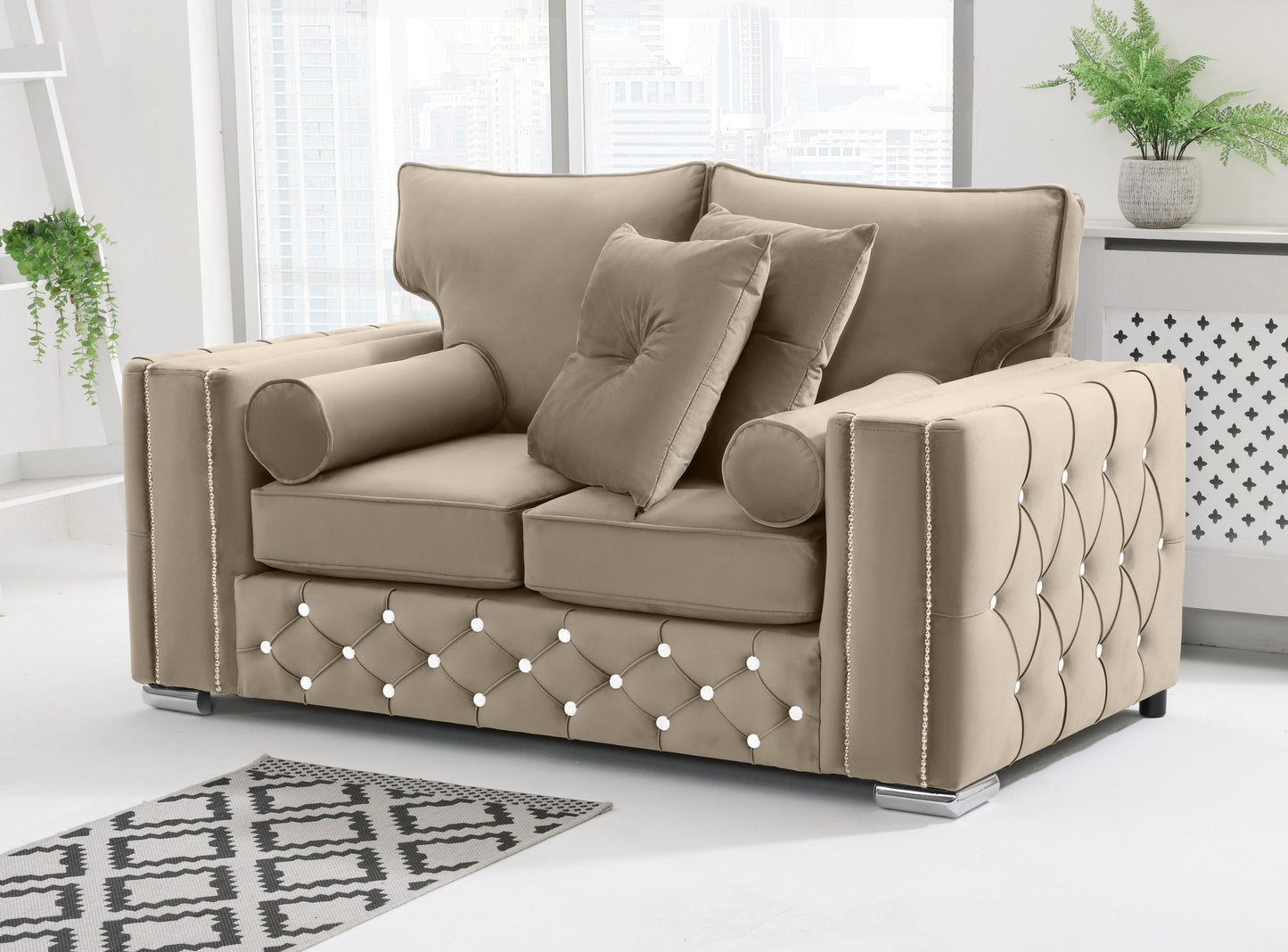 Ventura 3+2 Fullback + Extra Cushions + Diamonds