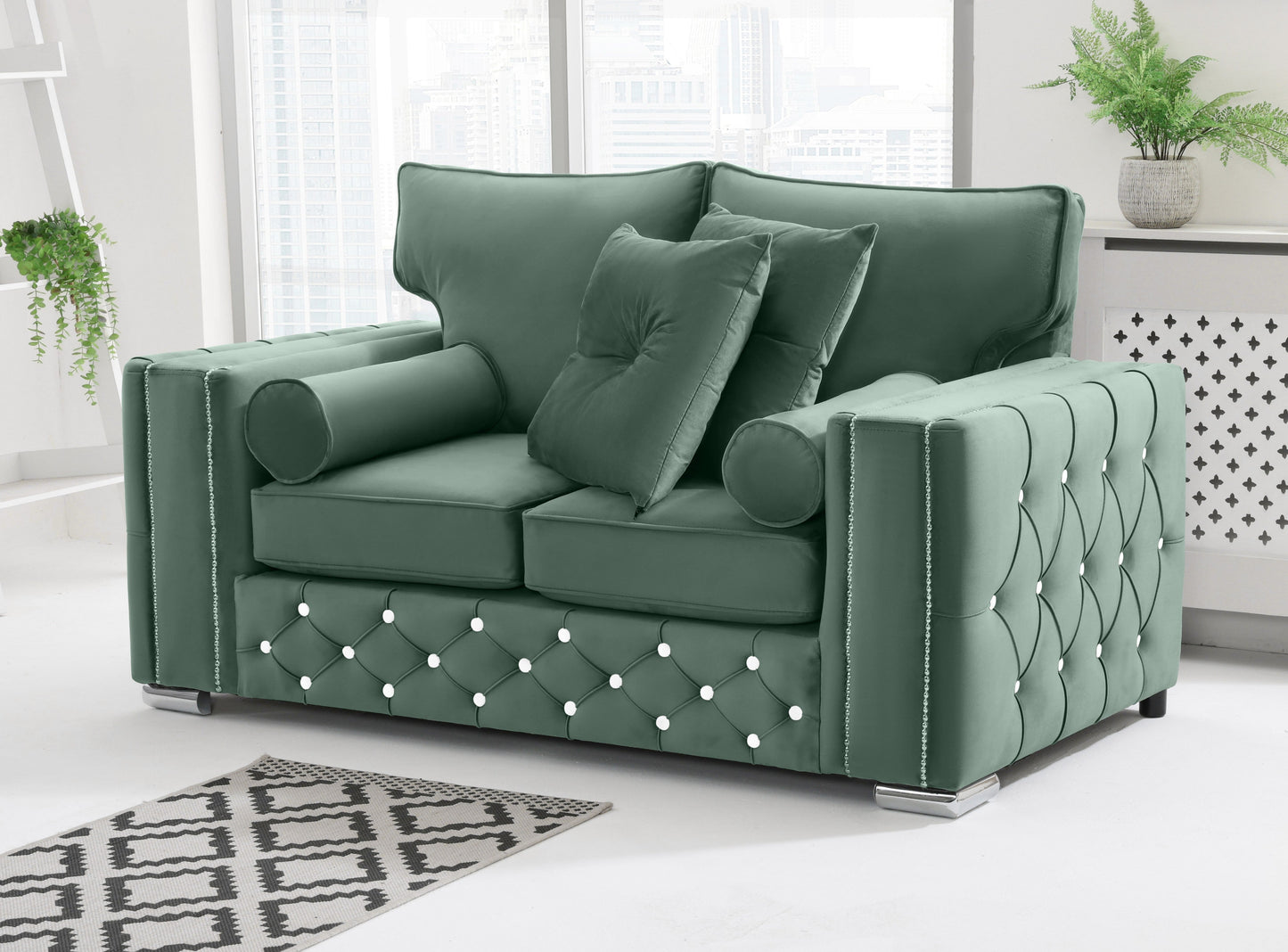 Ventura 3+2 Fullback + Extra Cushions + Diamonds