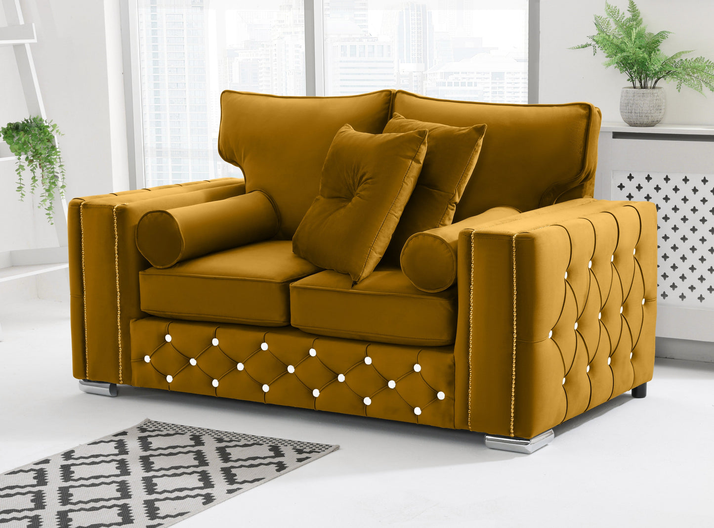 Ventura 3+2 Fullback + Extra Cushions + Diamonds