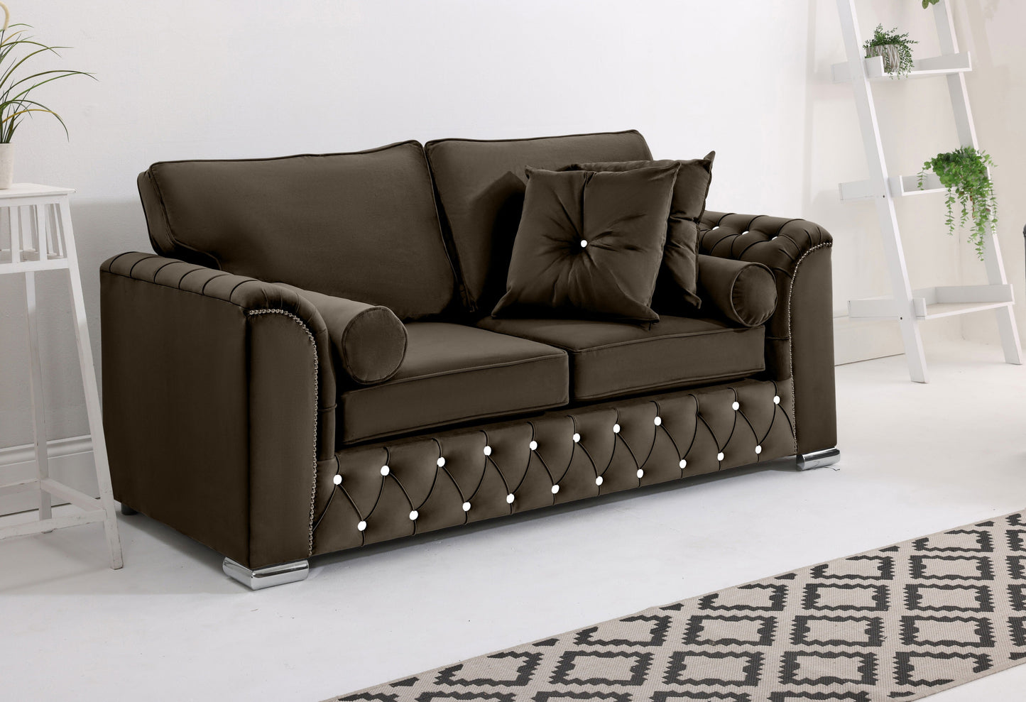 Santoro 3+2 Fullback + Extra Cushions + Diamonds