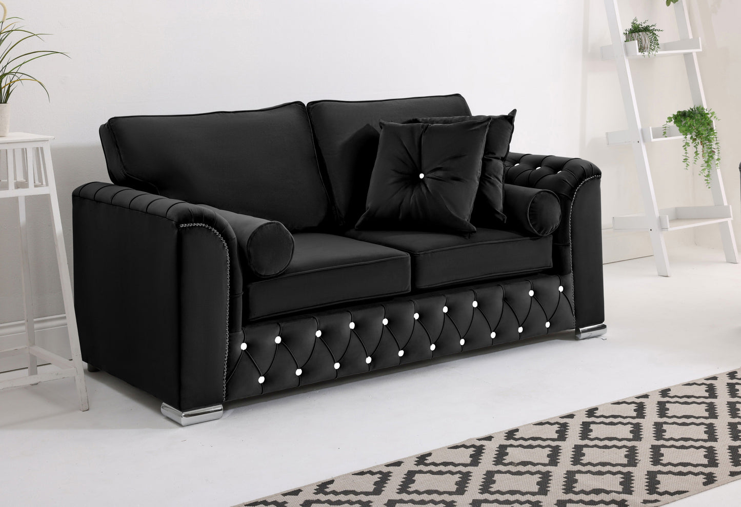 Santoro 3+2 Fullback + Extra Cushions + Diamonds