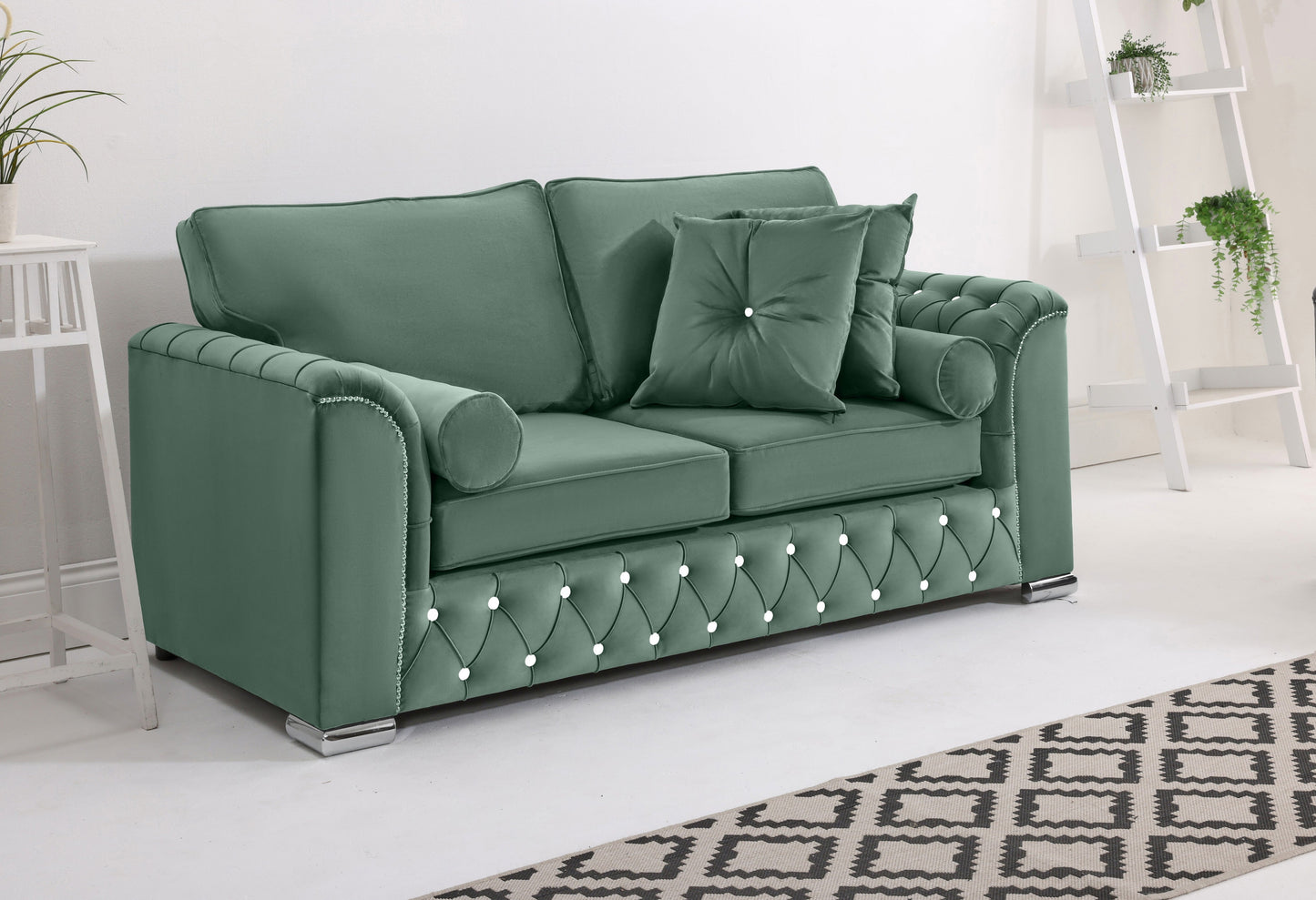 Santoro 3+2 Fullback + Extra Cushions + Diamonds