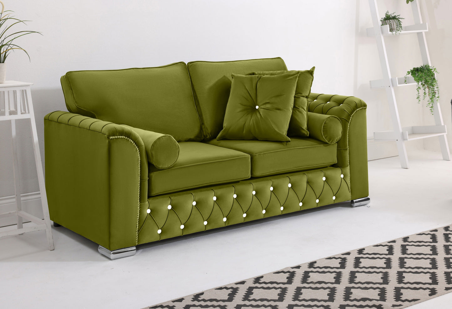Santoro 3+2 Fullback + Extra Cushions + Diamonds