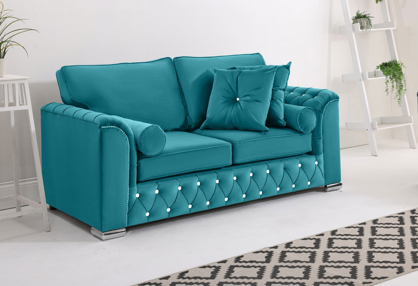 Santoro 3+2 Fullback + Extra Cushions + Diamonds