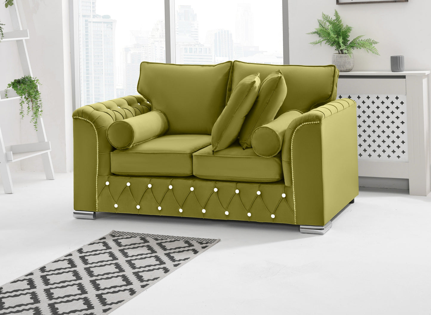 Santoro 3+2 Fullback + Extra Cushions + Diamonds