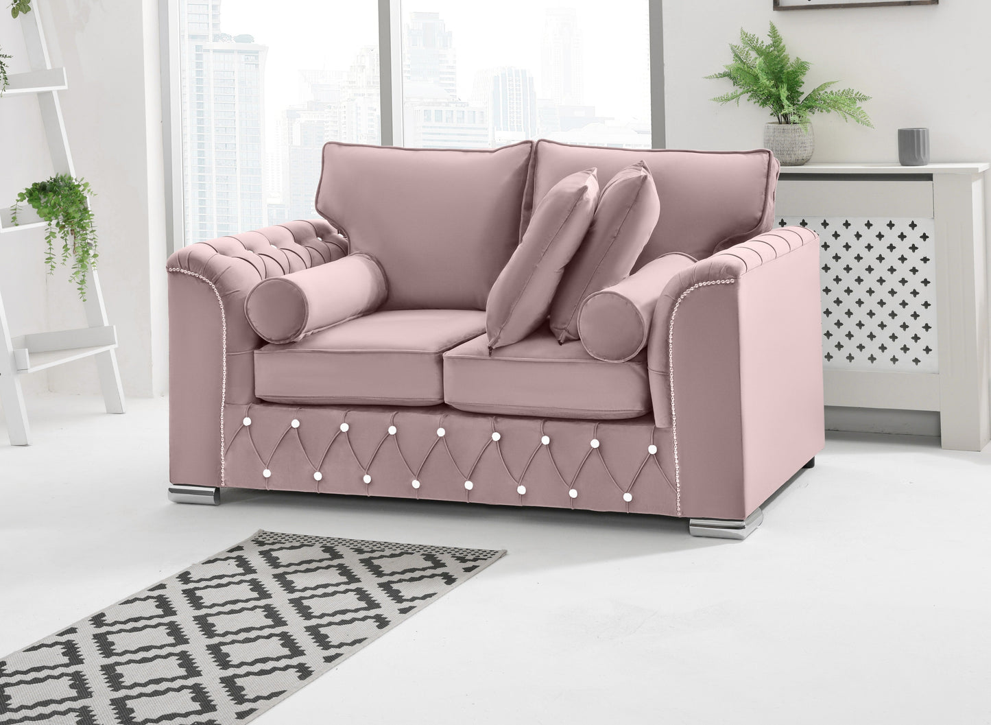 Santoro 3+2 Fullback + Extra Cushions + Diamonds