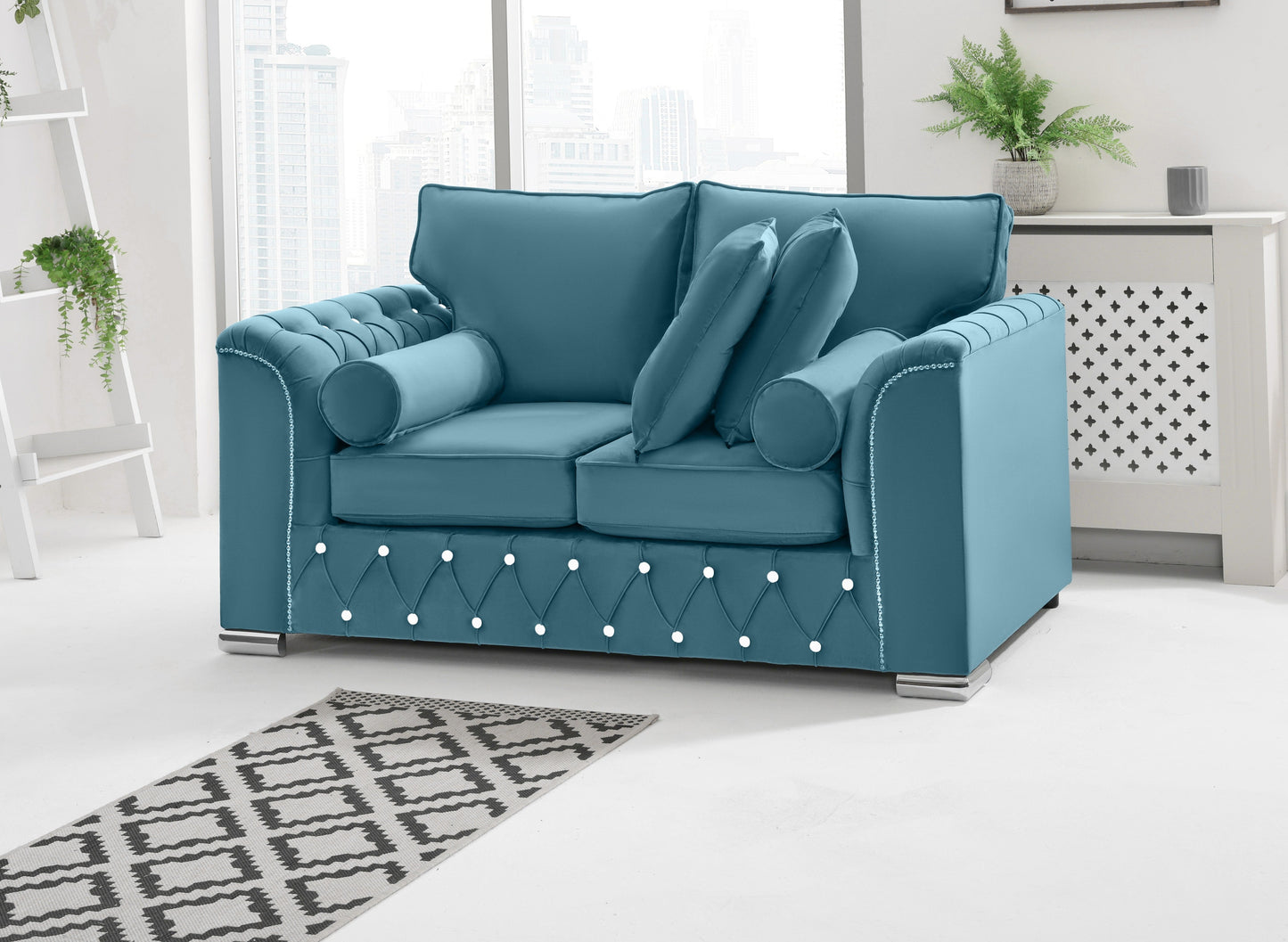 Santoro 3+2 Fullback + Extra Cushions + Diamonds