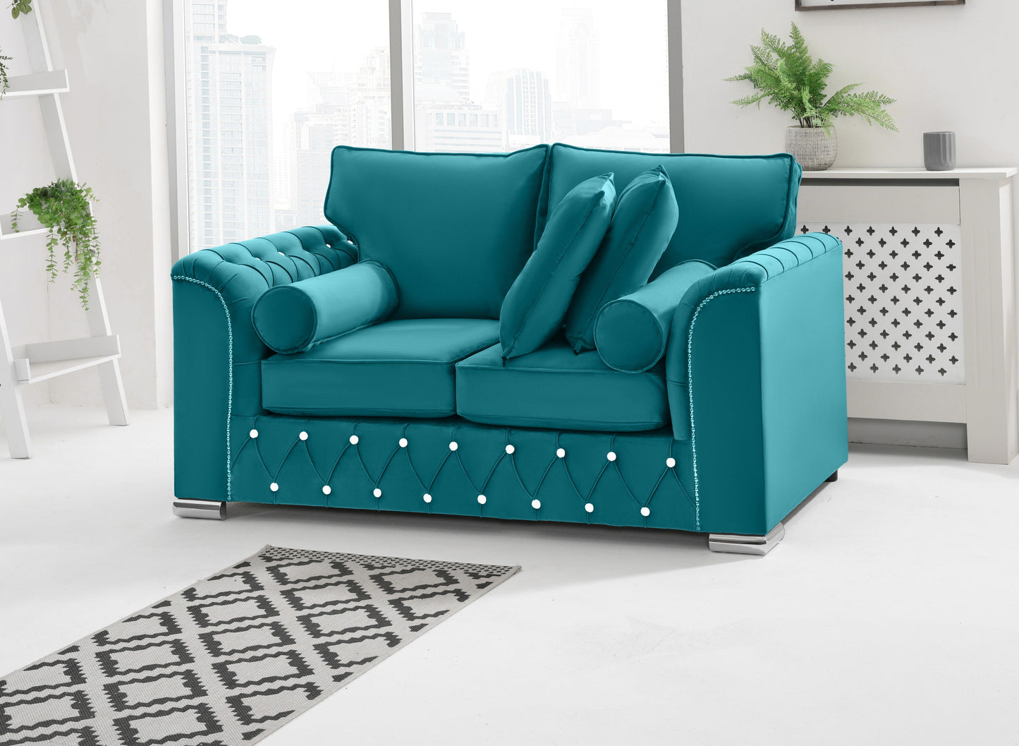 Santoro 3+2 Fullback + Extra Cushions + Diamonds