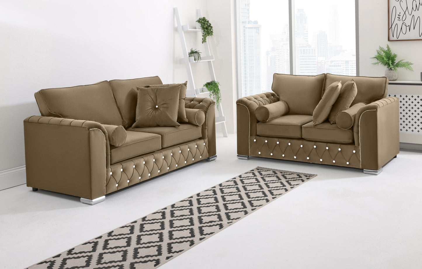 Santoro 3+2 Fullback + Extra Cushions + Diamonds