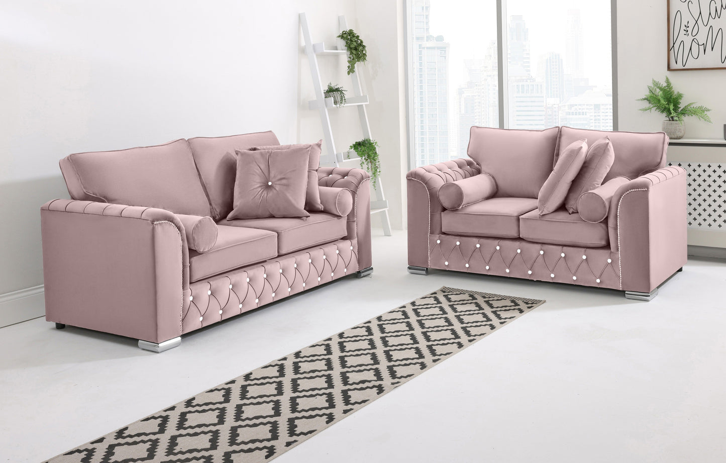 Santoro 3+2 Fullback + Extra Cushions + Diamonds