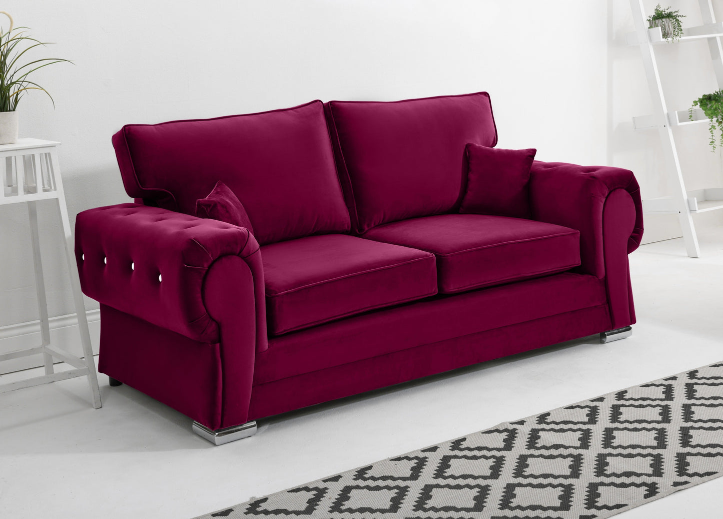 Lucera Plush 3+2 Fullback + Diamonds