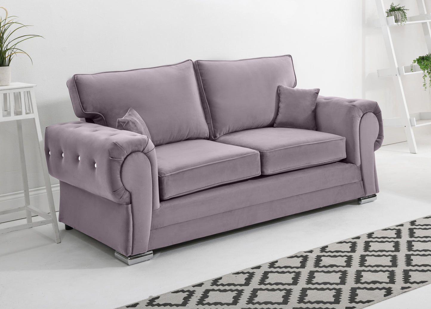 Lucera Plush 3+2 Fullback + Diamonds