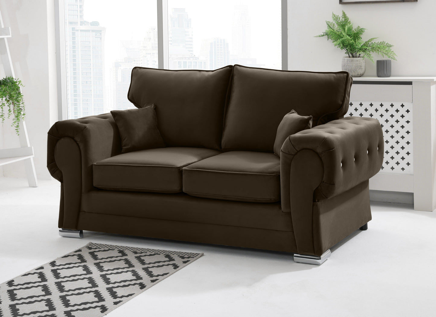 Lucera Plush 3+2 Fullback + Diamonds