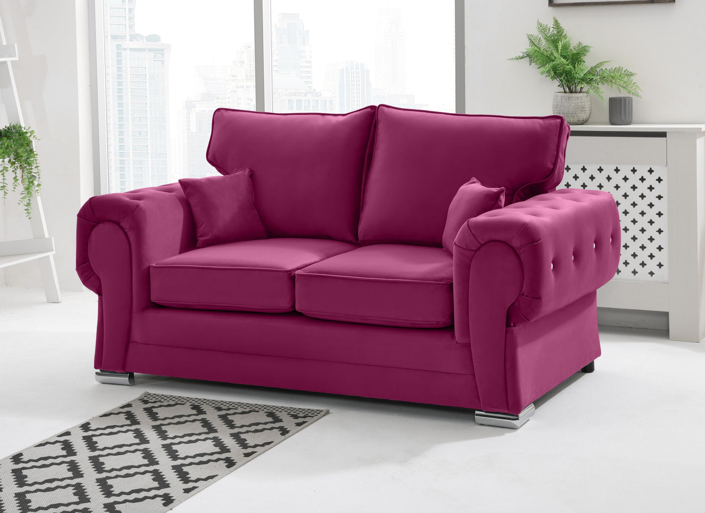 Lucera Plush 3+2 Fullback + Diamonds