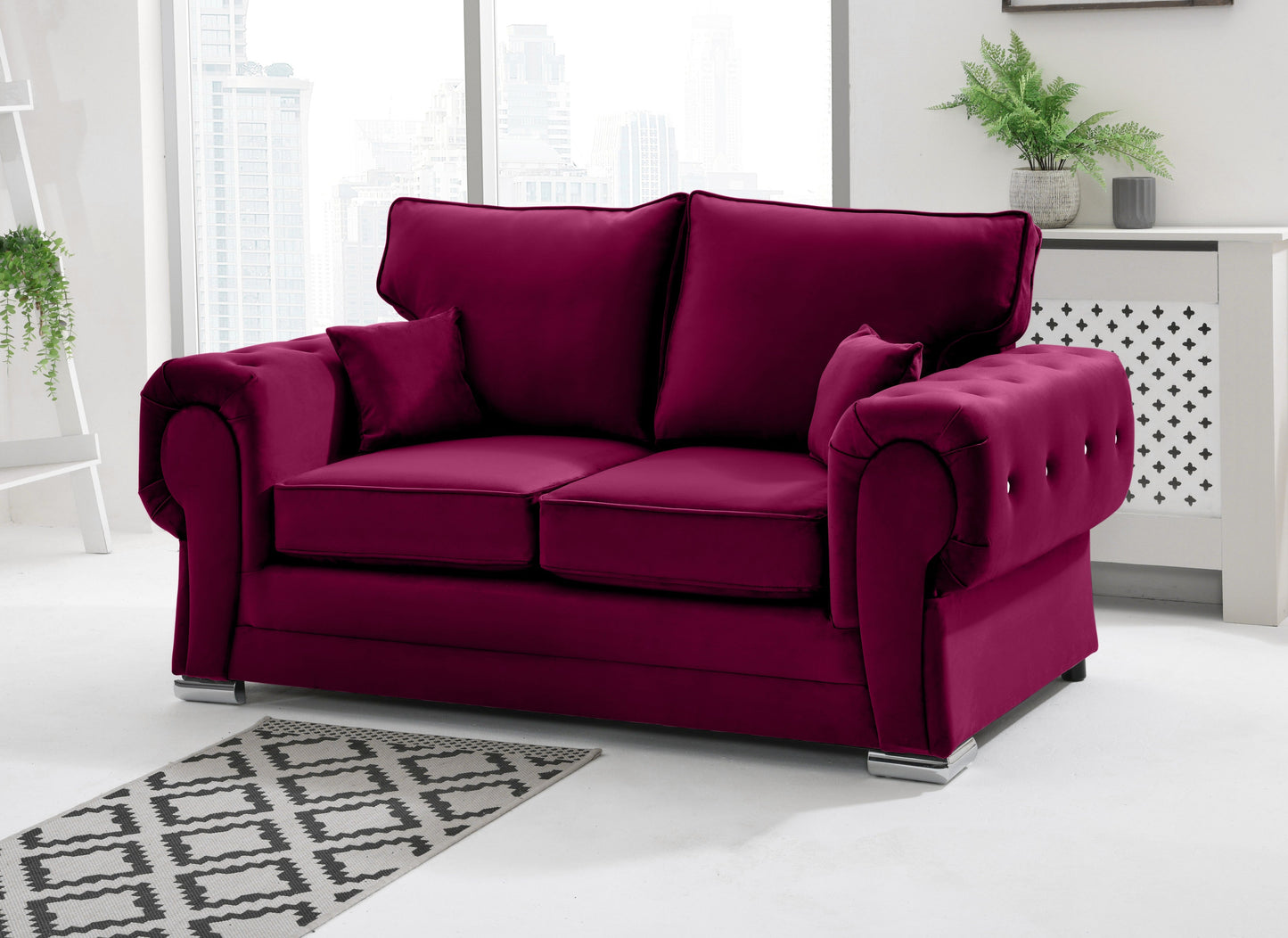 Lucera Plush 3+2 Fullback + Diamonds