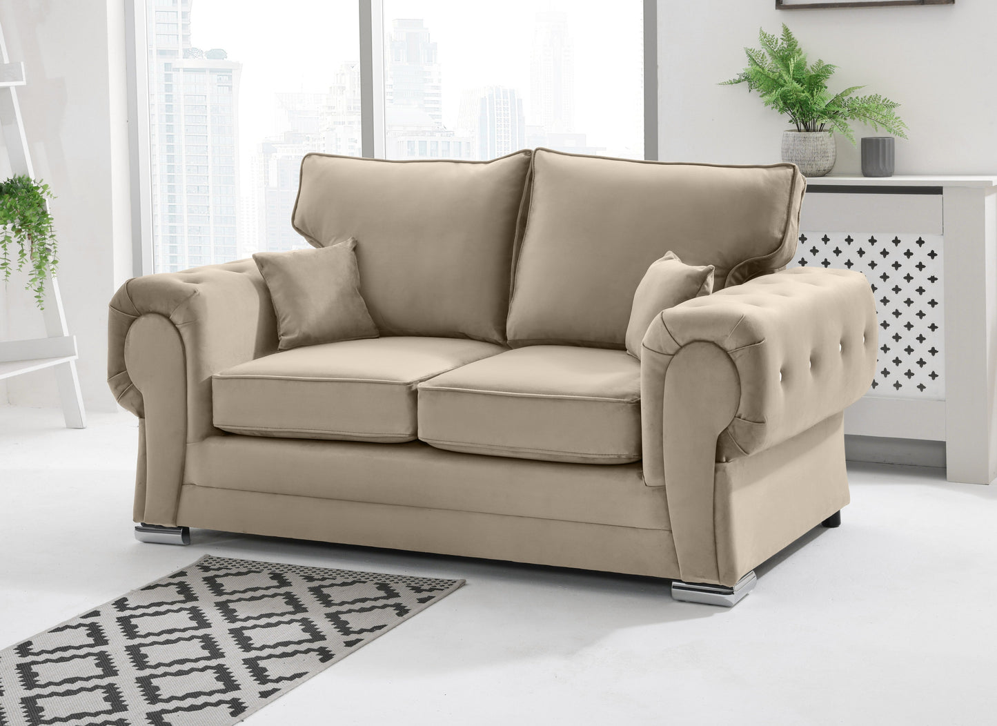 Lucera Plush 3+2 Fullback + Diamonds