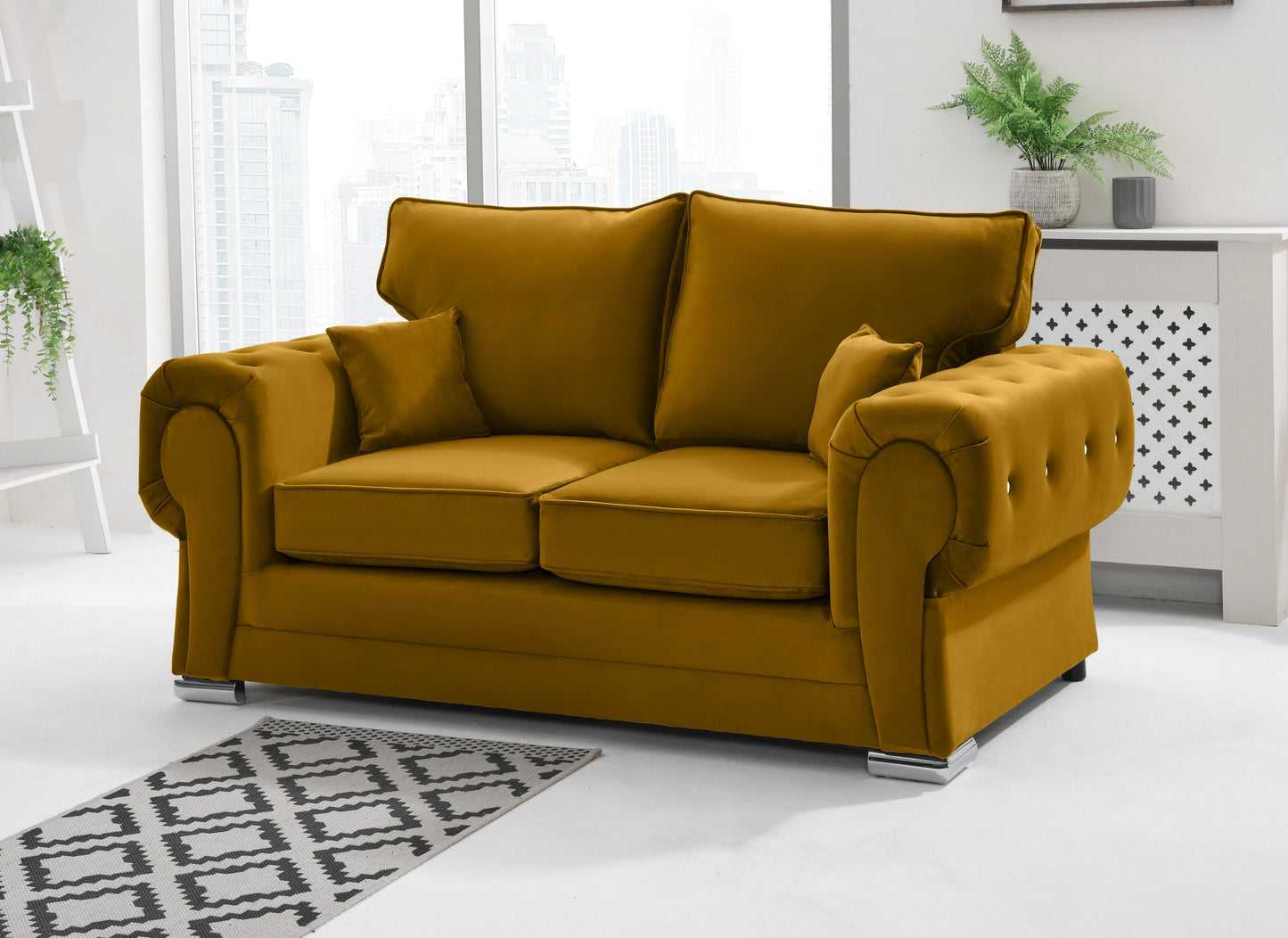 Lucera Plush 3+2 Fullback + Diamonds