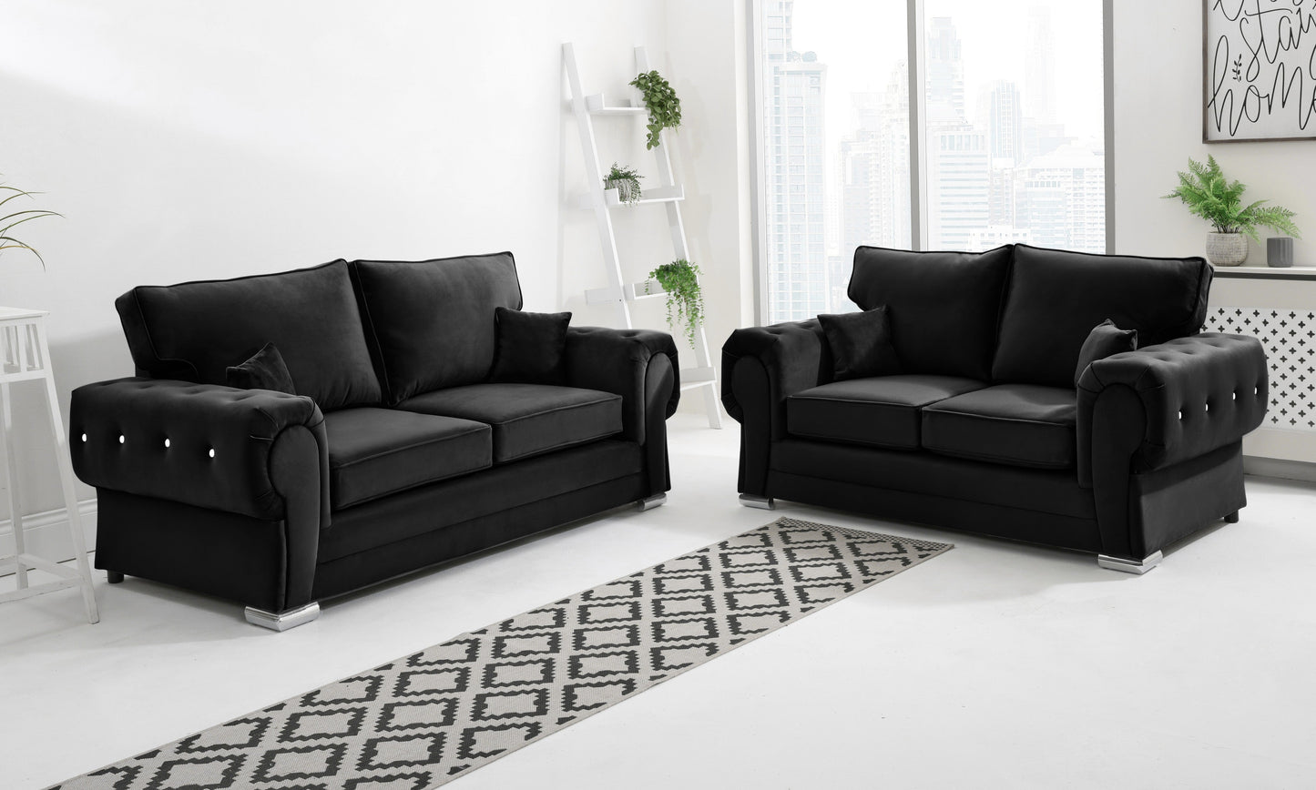 Lucera Plush 3+2 Fullback + Diamonds