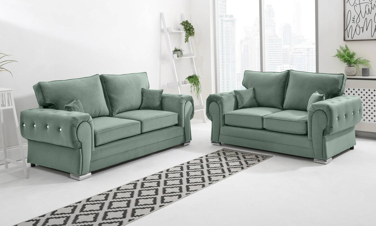 Lucera Plush 3+2 Fullback + Diamonds
