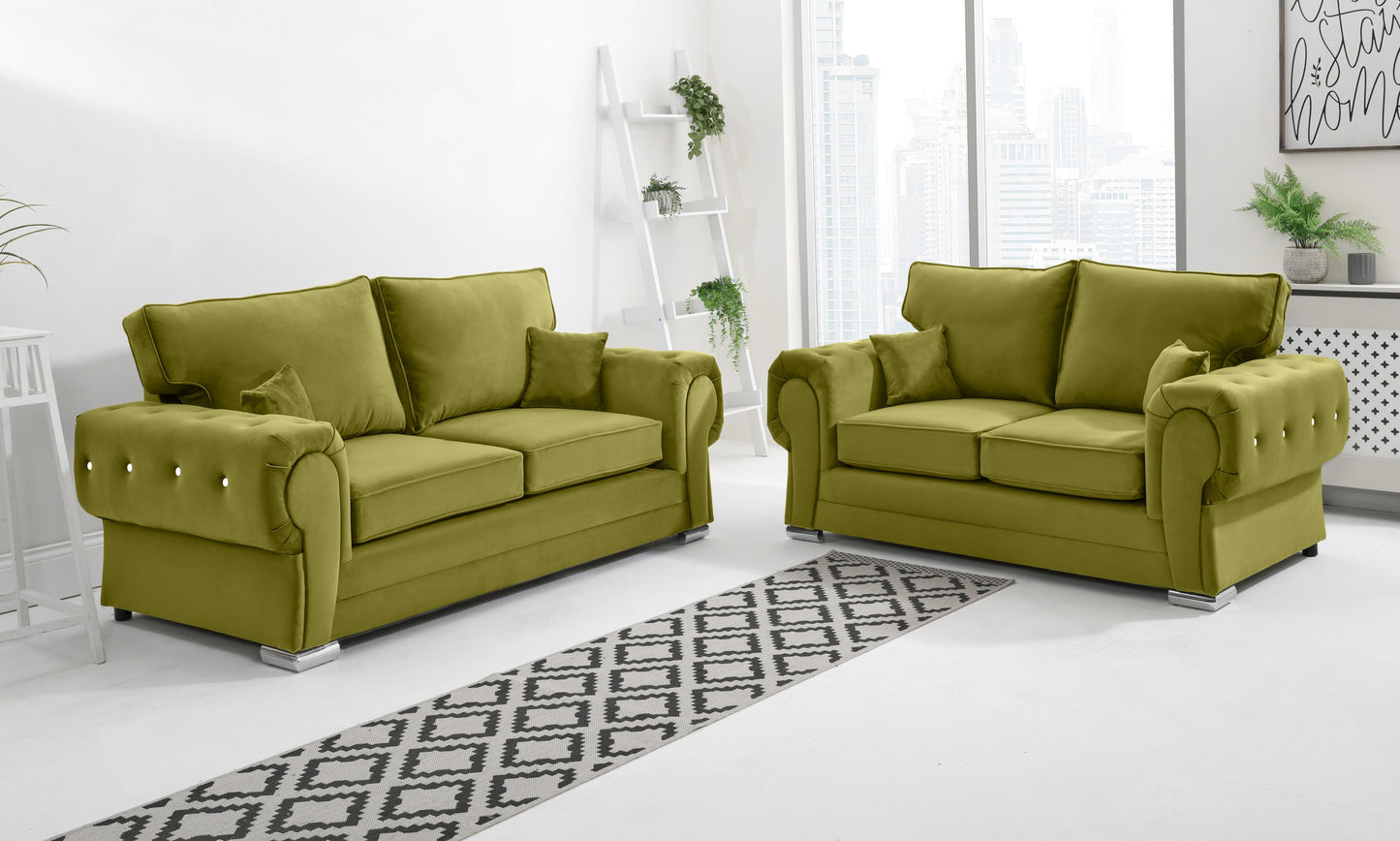 Lucera Plush 3+2 Fullback + Diamonds
