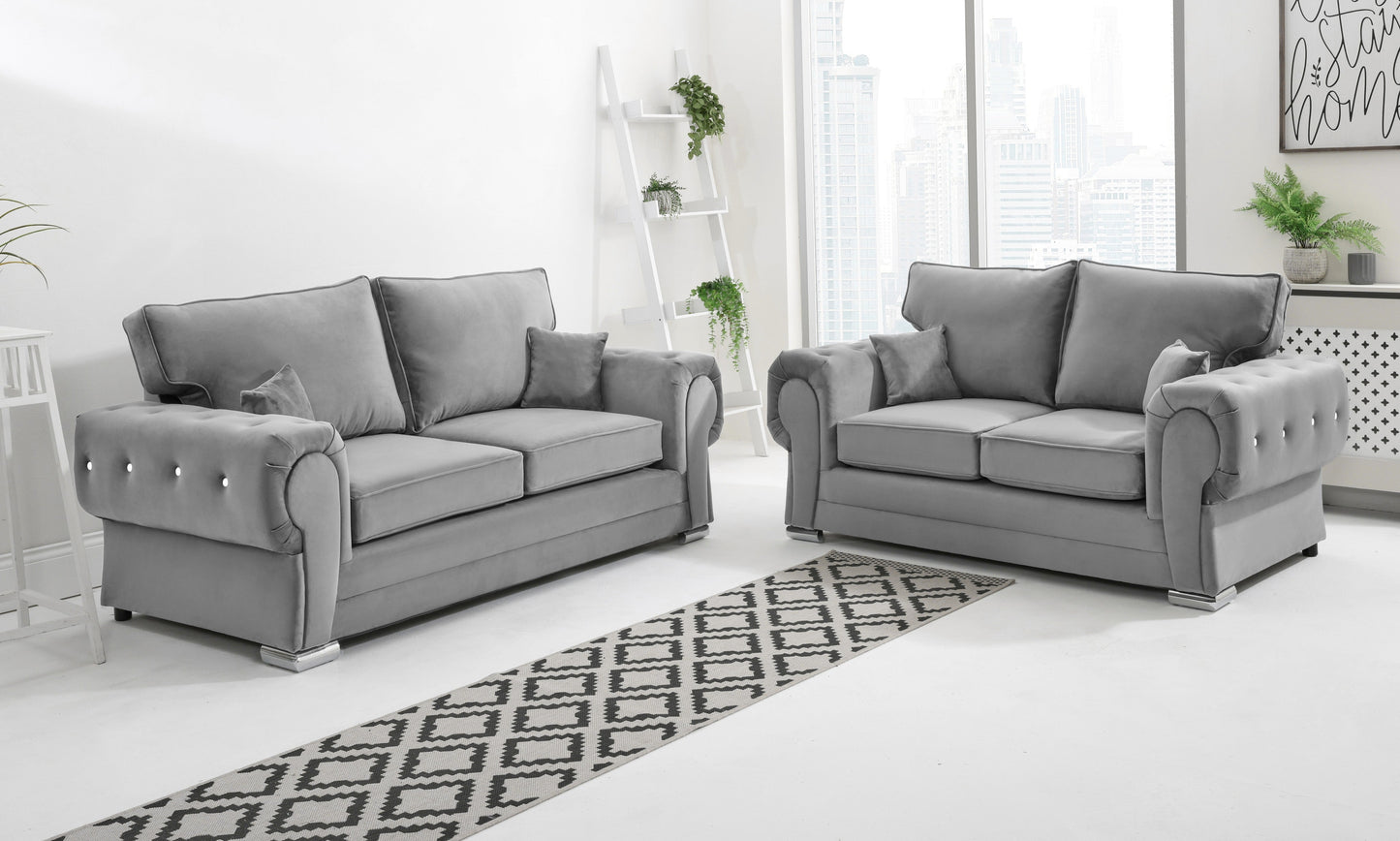 Lucera Plush 3+2 Fullback + Diamonds