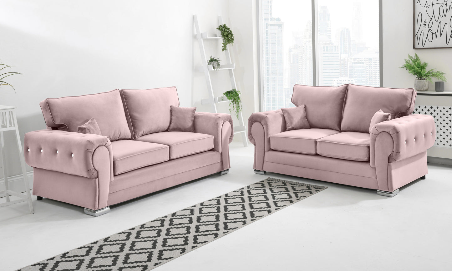 Lucera Plush 3+2 Fullback + Diamonds