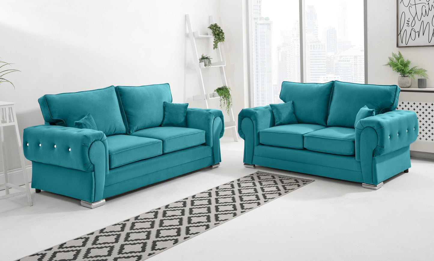 Lucera Plush 3+2 Fullback + Diamonds
