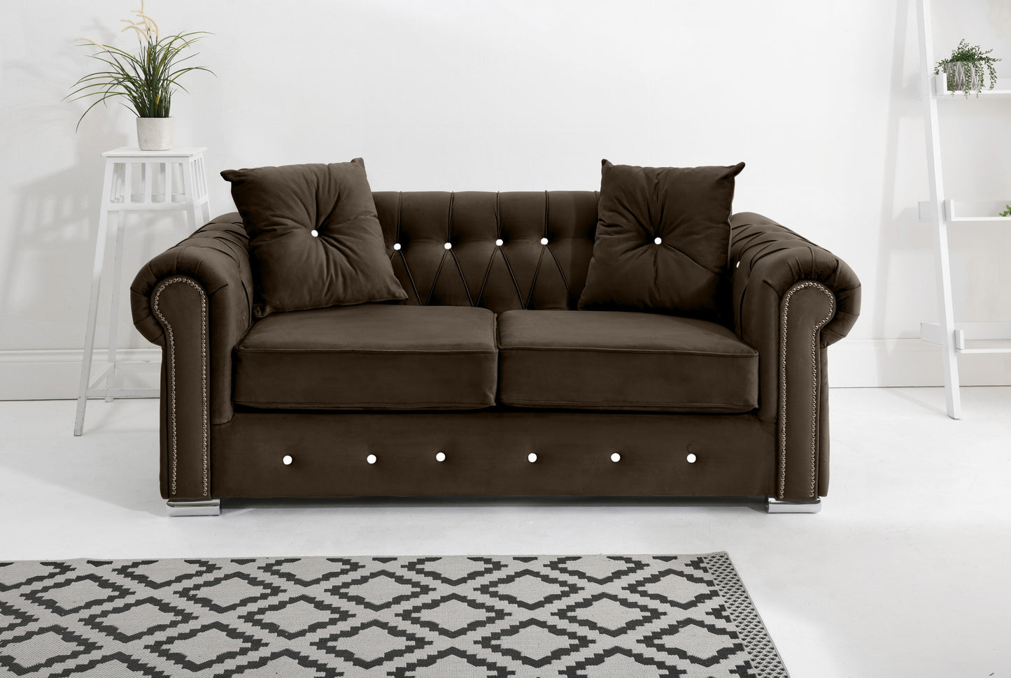 Novara 3+2 Chesterfield + Diamonds