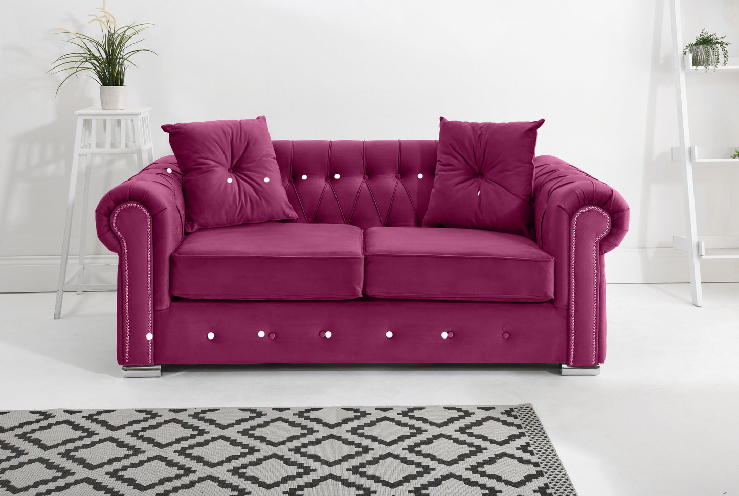 Novara 3+2 Chesterfield + Diamonds