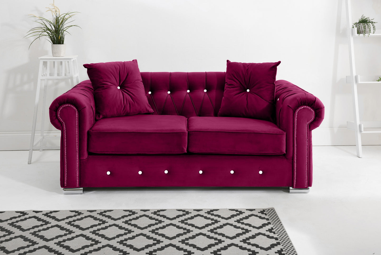 Novara 3+2 Chesterfield + Diamonds