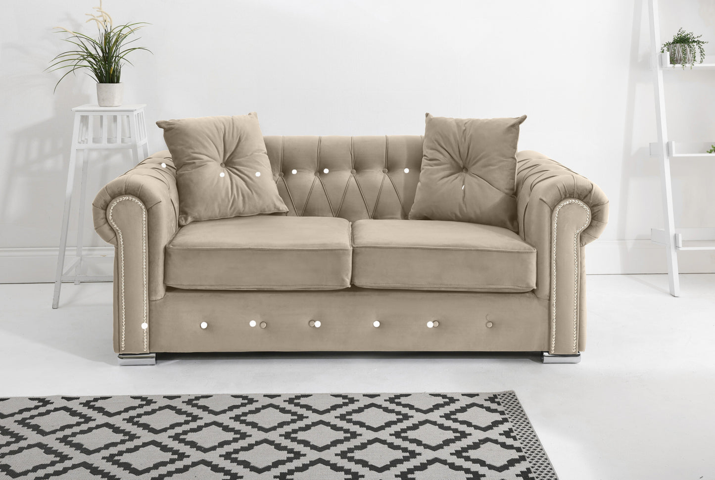 Novara 3+2 Chesterfield + Diamonds