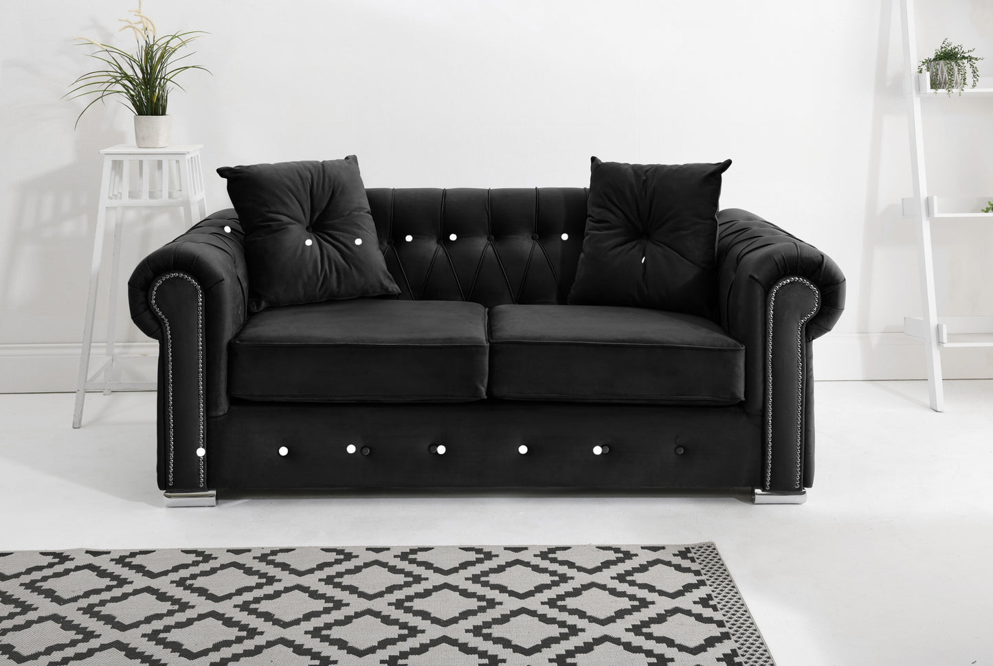 Novara 3+2 Chesterfield + Diamonds