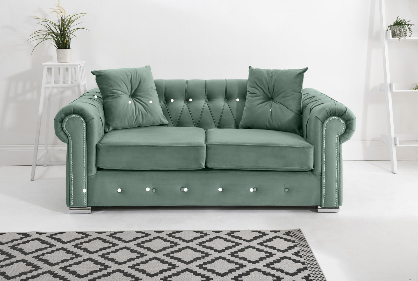 Novara 3+2 Chesterfield + Diamonds