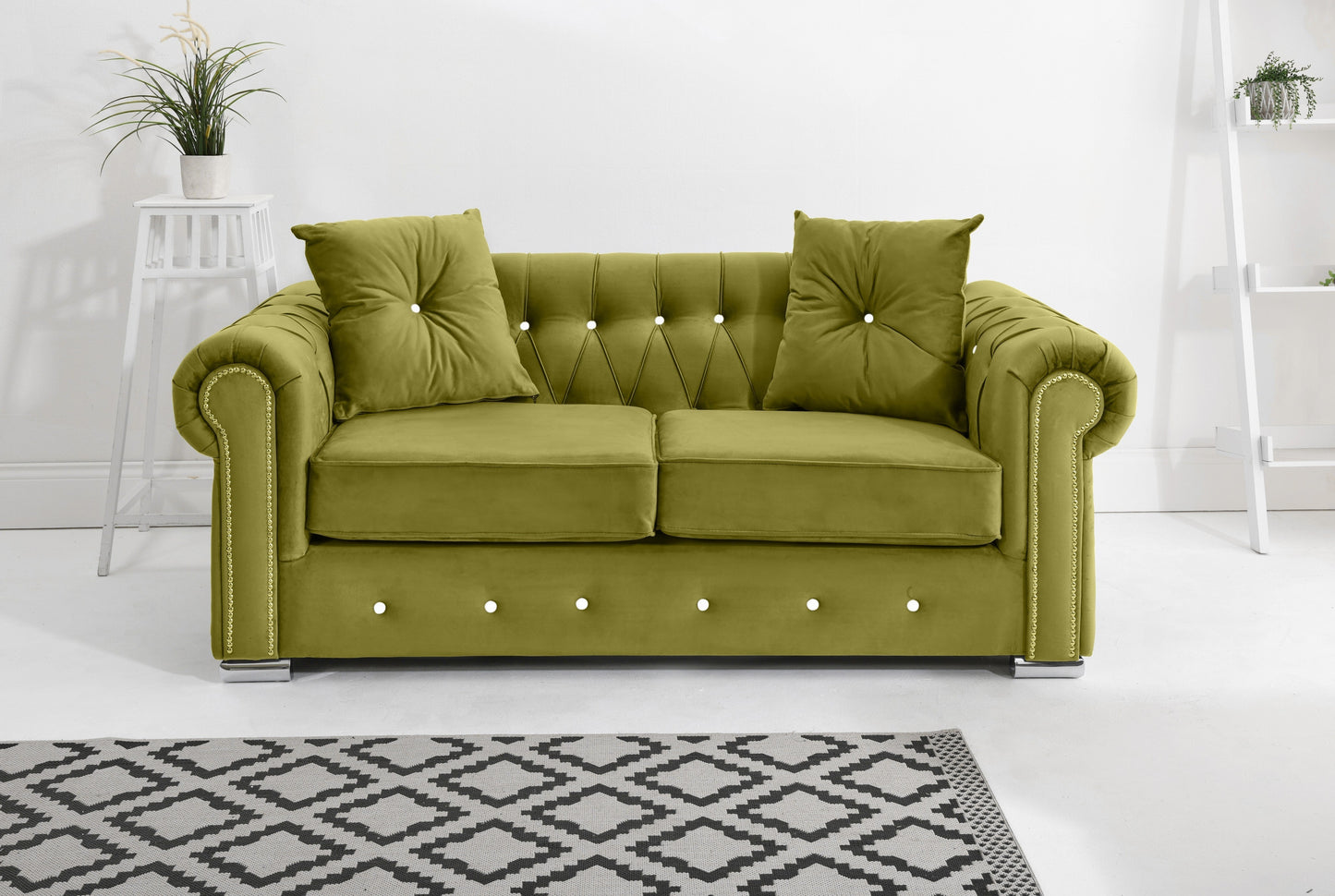 Novara 3+2 Chesterfield + Diamonds