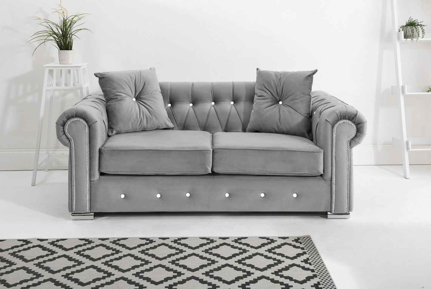 Novara 3+2 Chesterfield + Diamonds