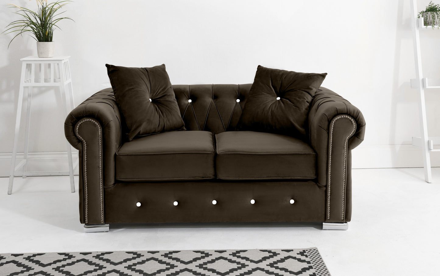 Novara 3+2 Chesterfield + Diamonds