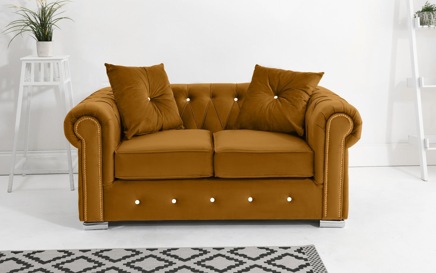 Novara 3+2 Chesterfield + Diamonds