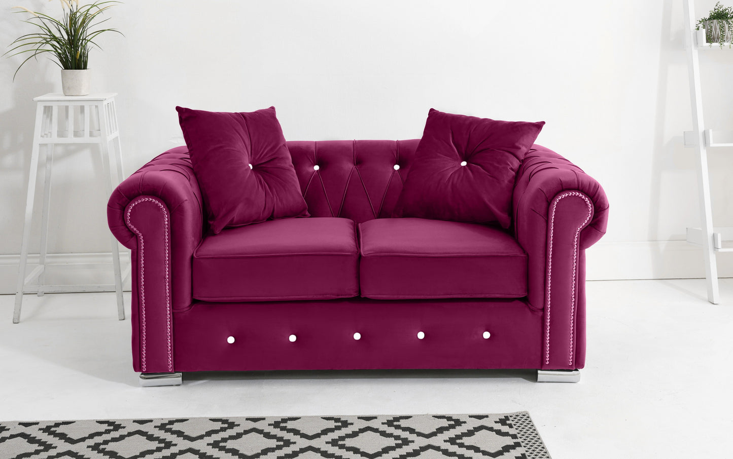 Novara 3+2 Chesterfield + Diamonds