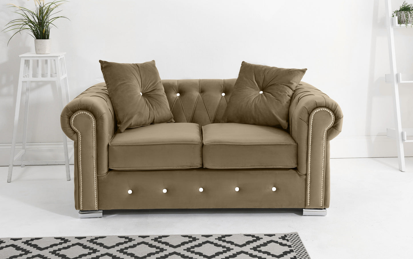 Novara 3+2 Chesterfield + Diamonds