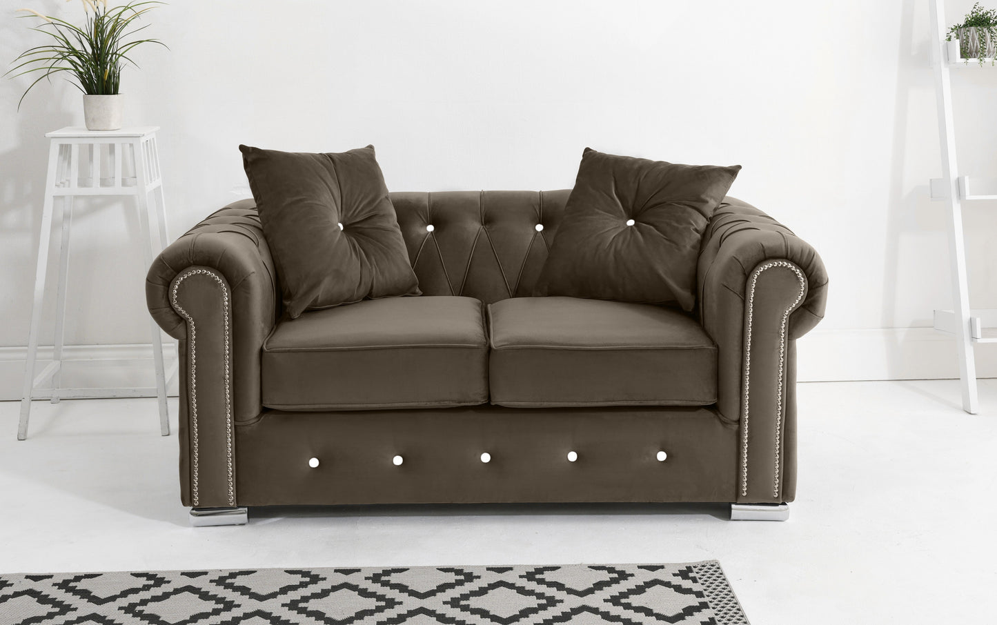 Novara 3+2 Chesterfield + Diamonds