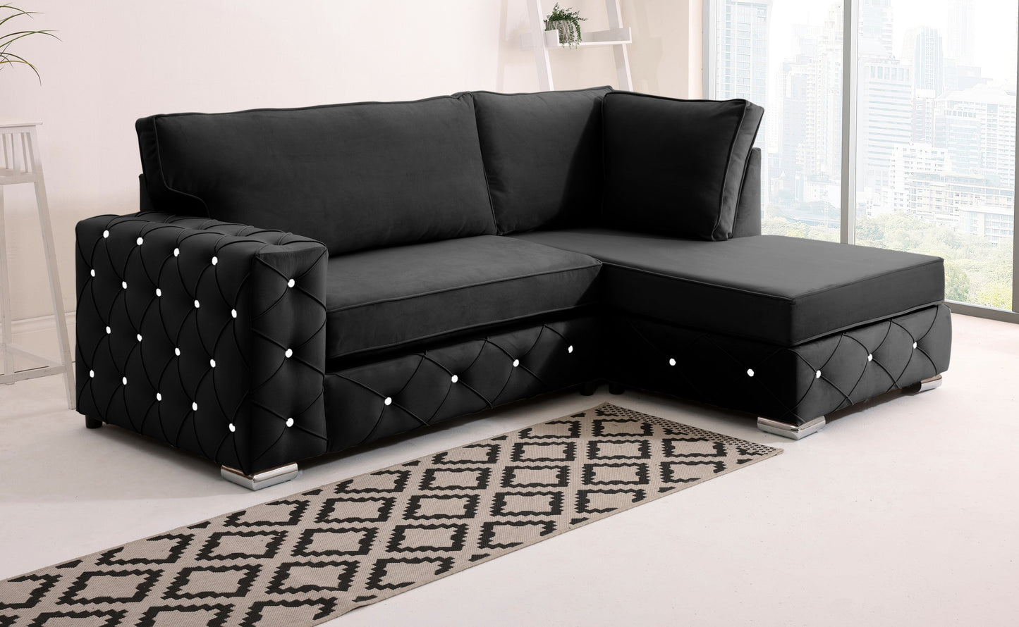 Castro Lounge Fullback - Facing Right + Diamonds