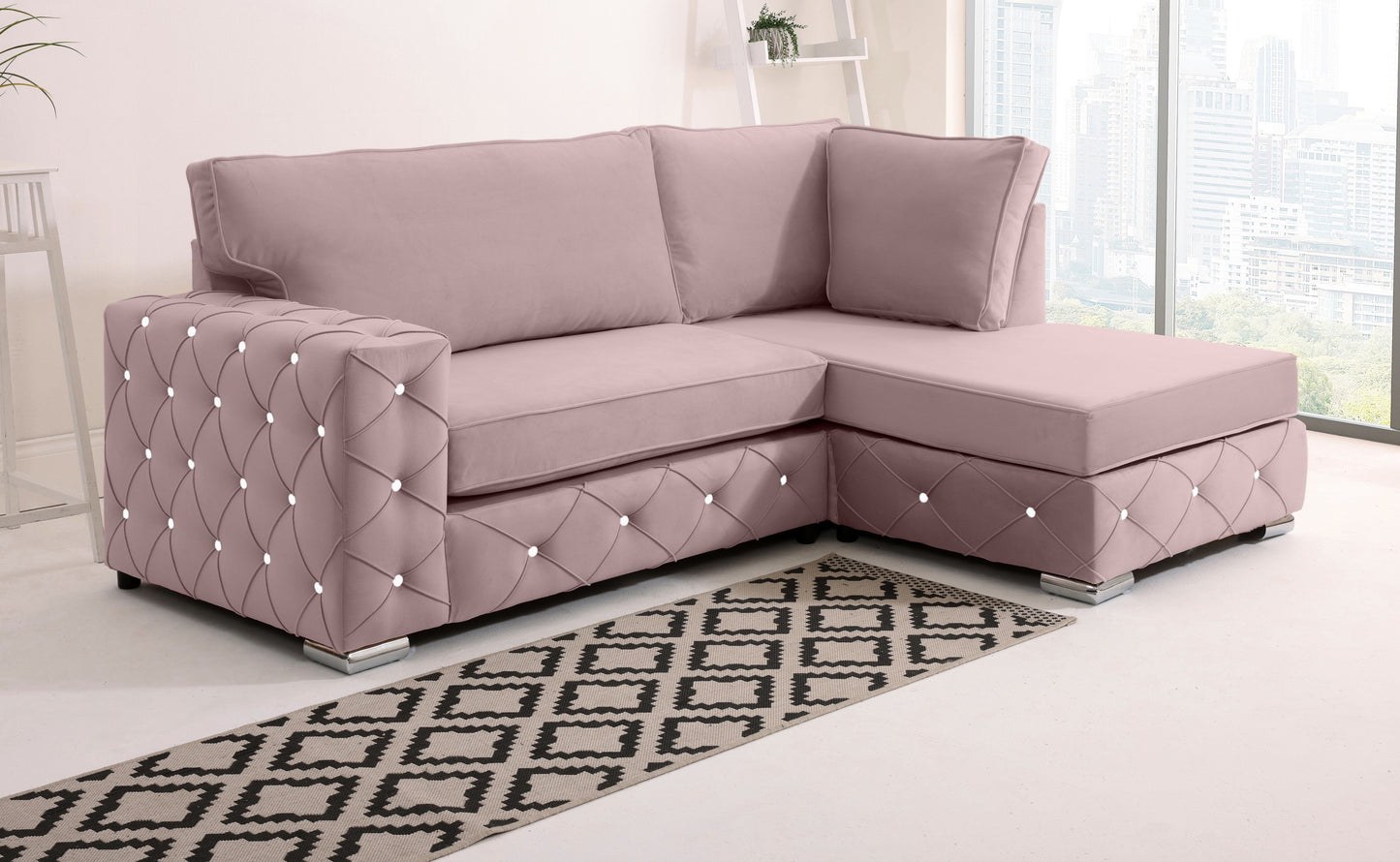 Castro Lounge Fullback - Facing Right + Diamonds