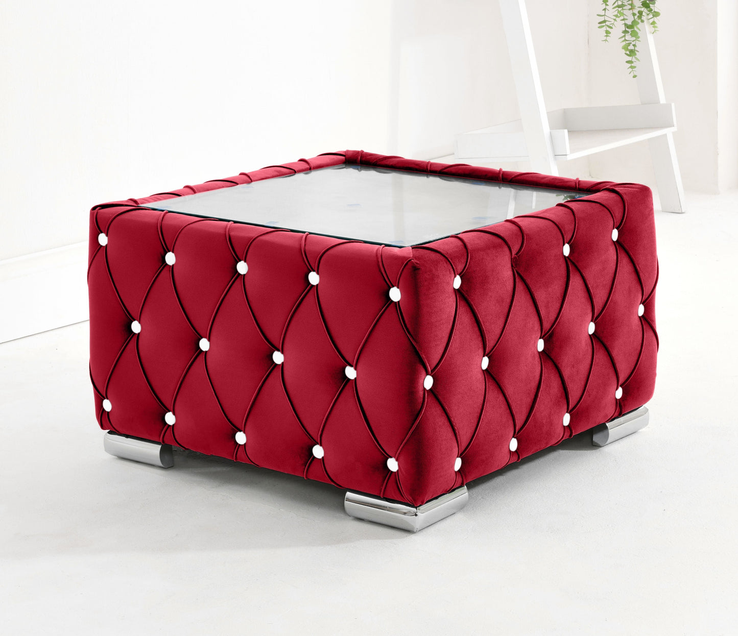 Lucera Plush Corner Fullback + Extra Cushions + Diamonds