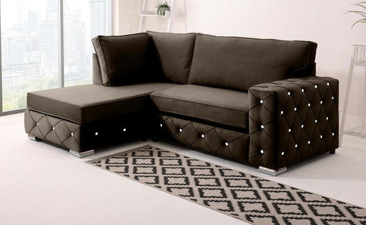 Castro Lounge Fullback - Facing Left + Diamonds - Sofa Scape UK