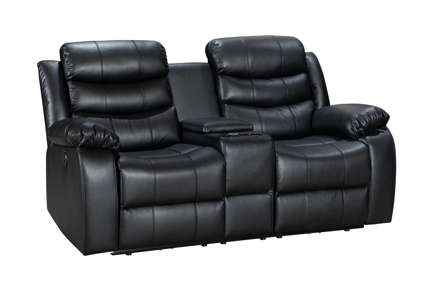 2 Seater AureliaLeather Electric Recliner - Sofa Scape UK