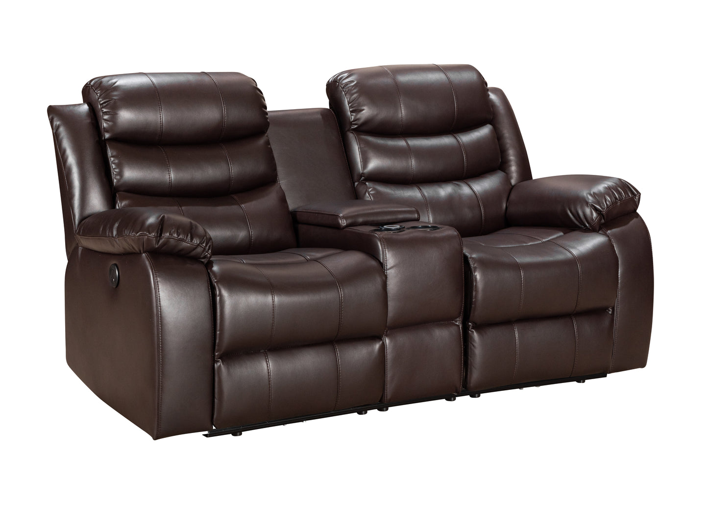 2 Seater AureliaLeather Electric Recliner - Sofa Scape UK